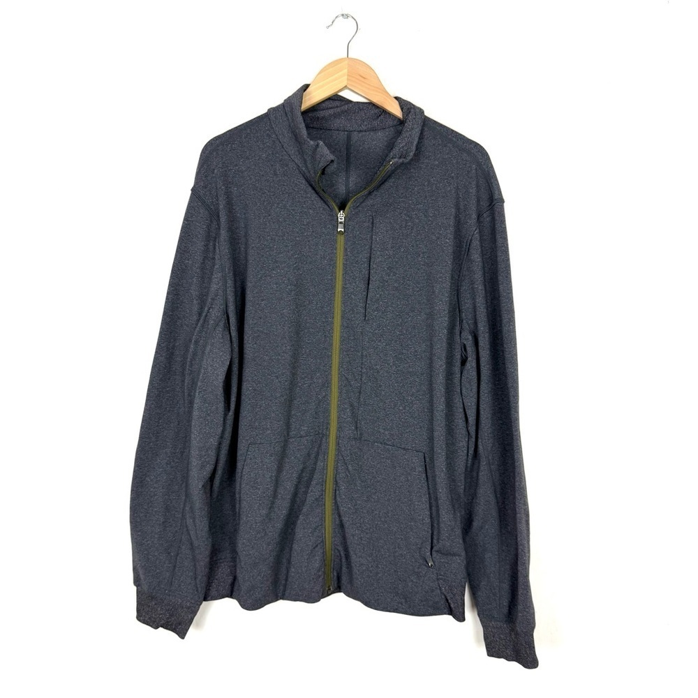 Lululemon Men’s Jacket Gray Sojourn Full Zip Warpstreme